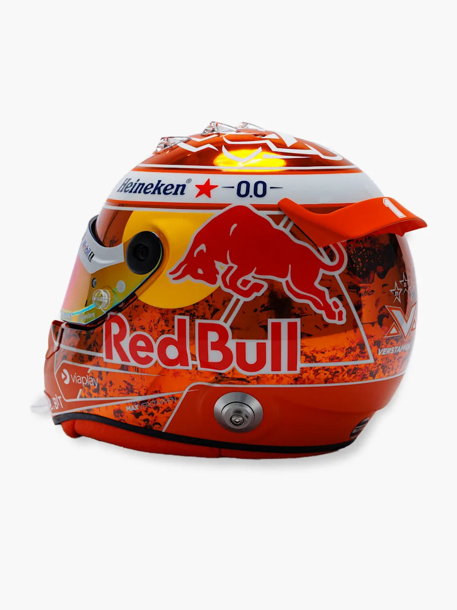 Red Bull Racing 2024 Max Verstappen Orange Tribute Helmet 1:2 | 1:4