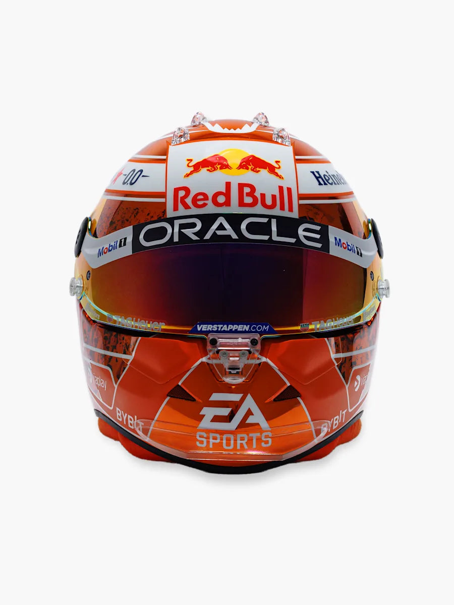 Red Bull Racing 2024 Max Verstappen Orange Tribute Helmet 1:2 | 1:4