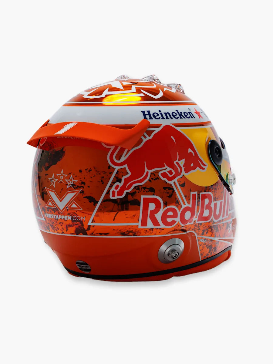 Red Bull Racing 2024 Max Verstappen Orange Tribute Helmet 1:2 | 1:4