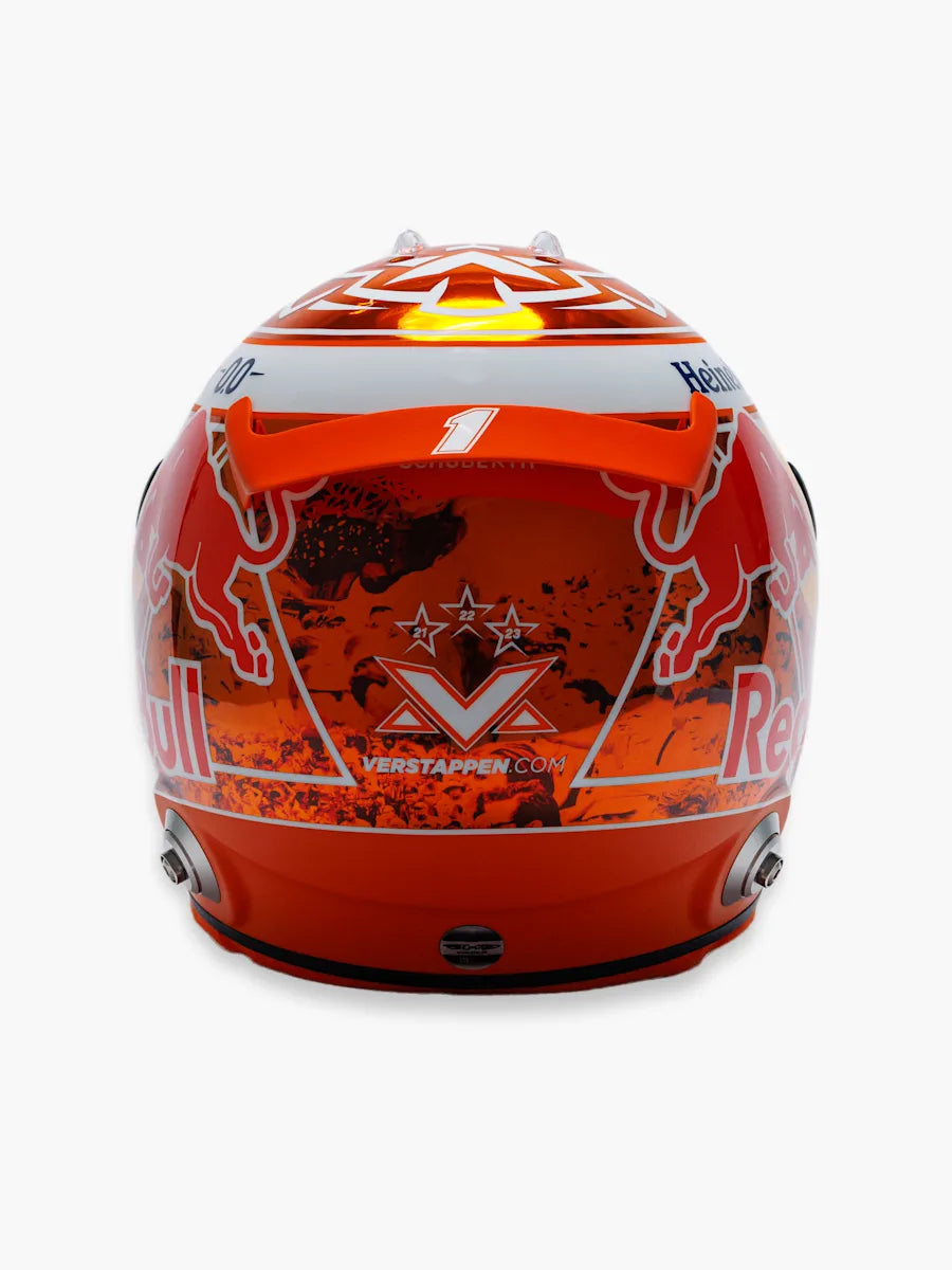 Red Bull Racing 2024 Max Verstappen Orange Tribute Helmet 1:2 | 1:4