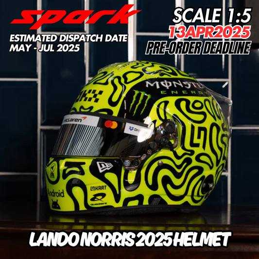 Spark 1:5 McLaren F1 2025 Lando Norris Helmet
