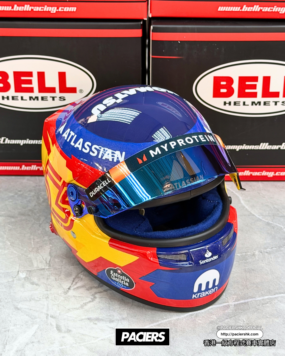 Bell 1:2 Williams Racing 2025 Carlos Sainz Helmet