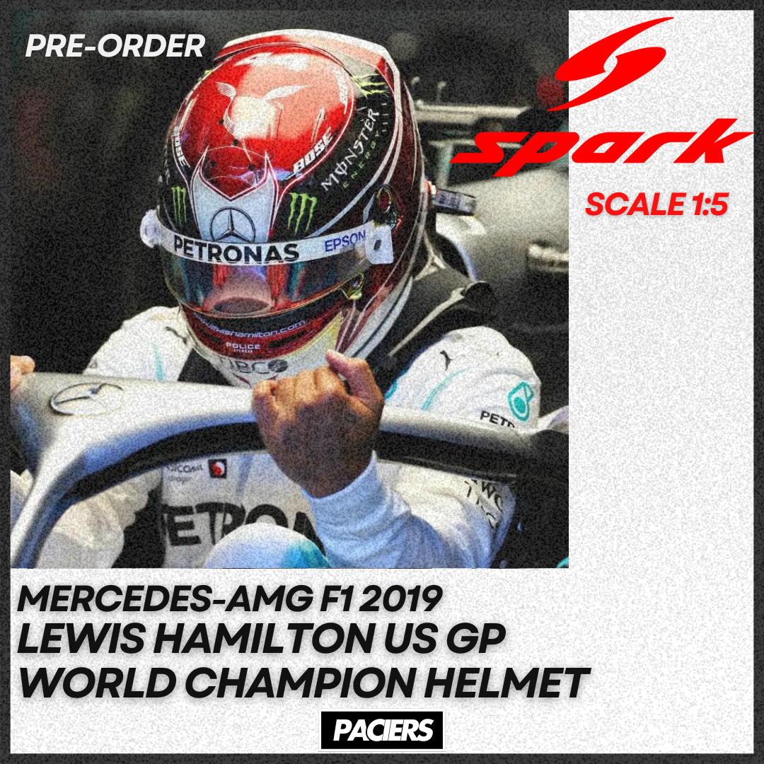 Spark 1:5 Mercedes-AMG F1 2019 Lewis Hamilton US GP World Champion Helmet