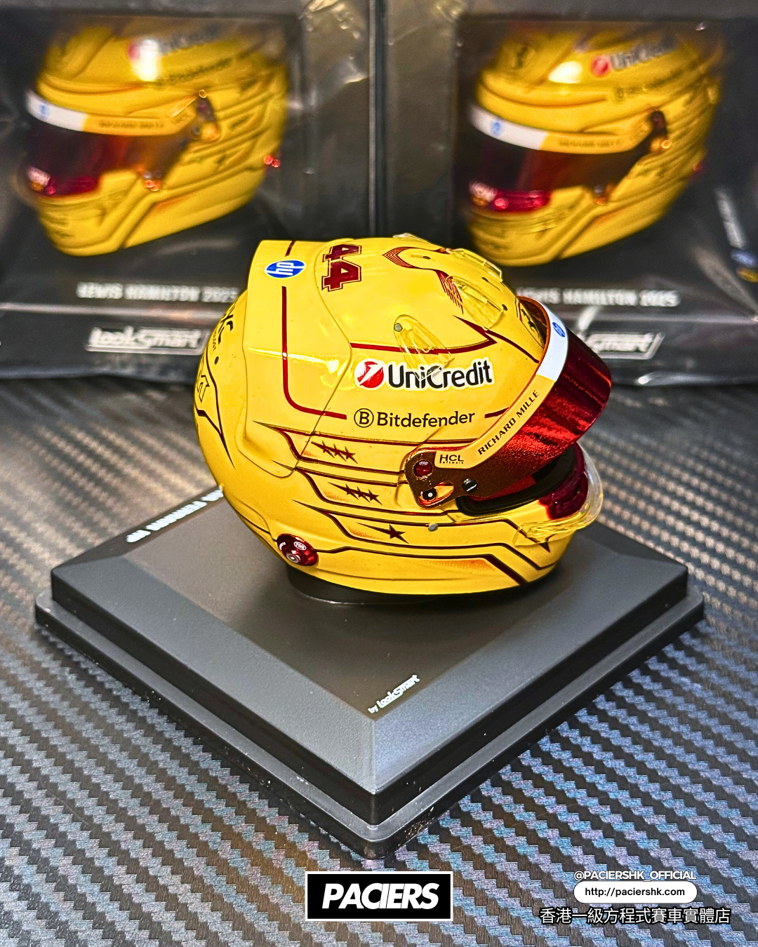Looksmart 1:5 Scuderia Ferrari 2025 Lewis Hamilton Helmet