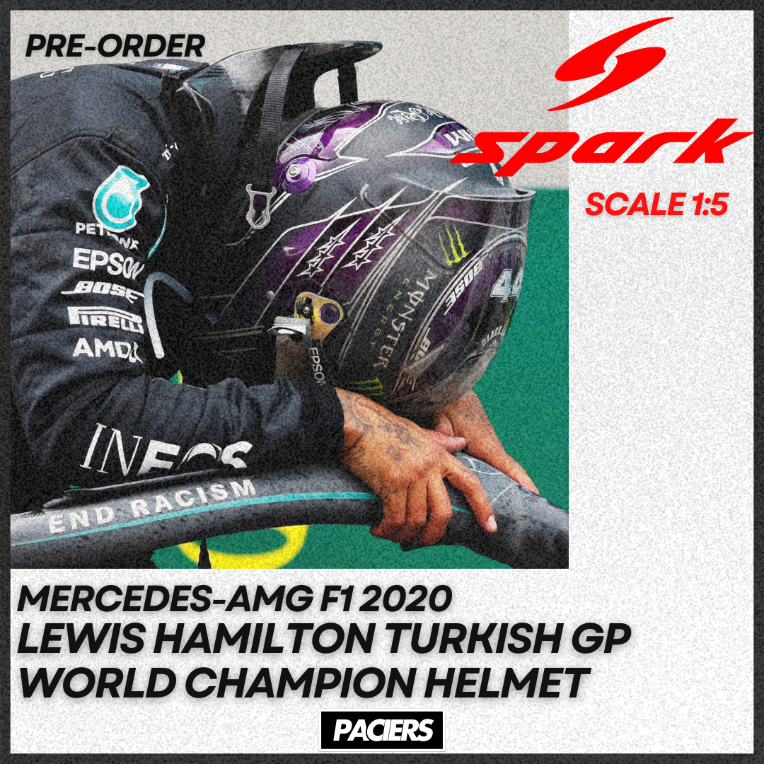 Spark 1:5 Mercedes-AMG F1 2020 Lewis Hamilton Turkish GP World Champion Helmet