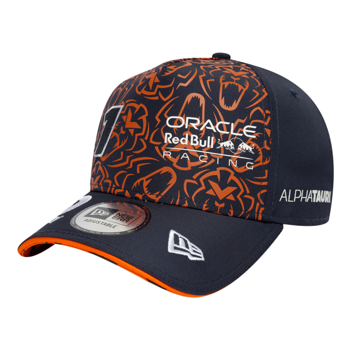 Red Bull Racing 2025 Max Verstappen Orange Lion Driver Cap