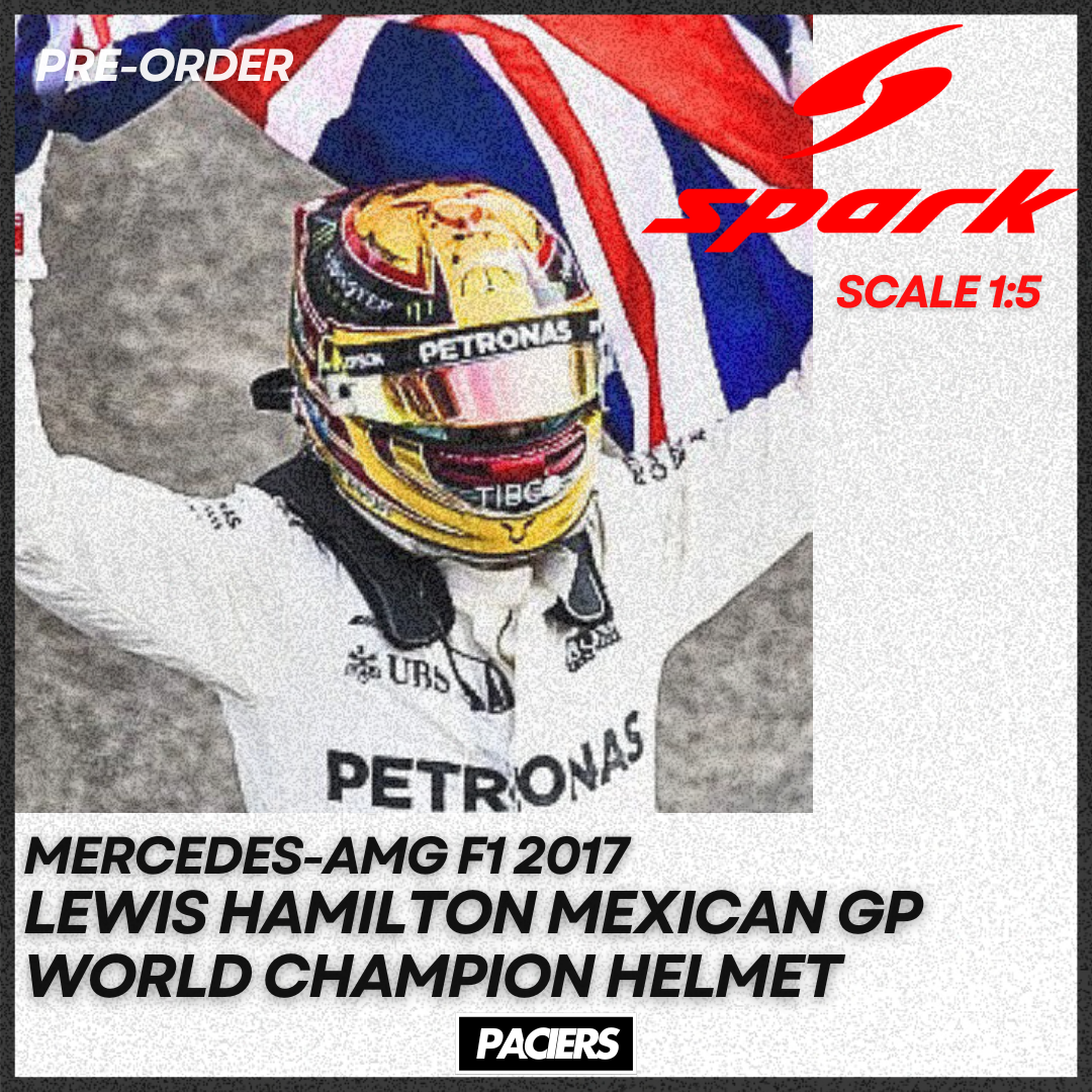 Spark 1:5 Mercedes-AMG F1 2017 Lewis Hamilton Mexican GP World Champion Helmet