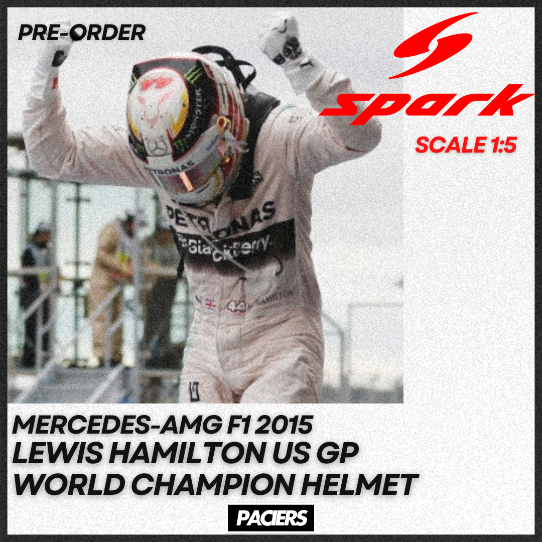 Spark 1:5 Mercedes-AMG F1 2015 Lewis Hamilton US GP World Champion Helmet