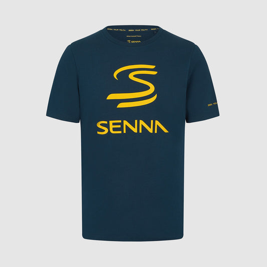 [Pre-Order] Ayrton Senna Large Logo T-shirt (2 Colours)