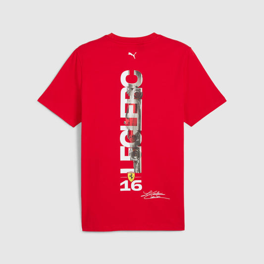[Pre-Order] Scuderia Ferrari 2024 95 Years Charles Leclerc T-Shirt (2 Colours)