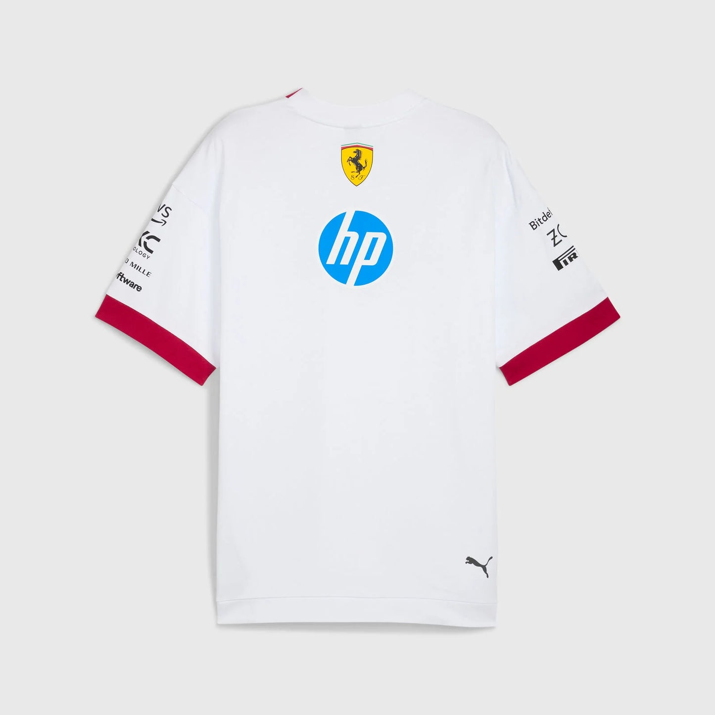 Scuderia Ferrari 2025 Team Oversized T-Shirt - White