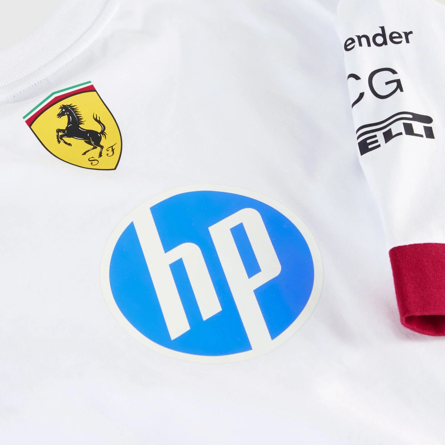 Scuderia Ferrari 2025 Team Oversized T-Shirt - White