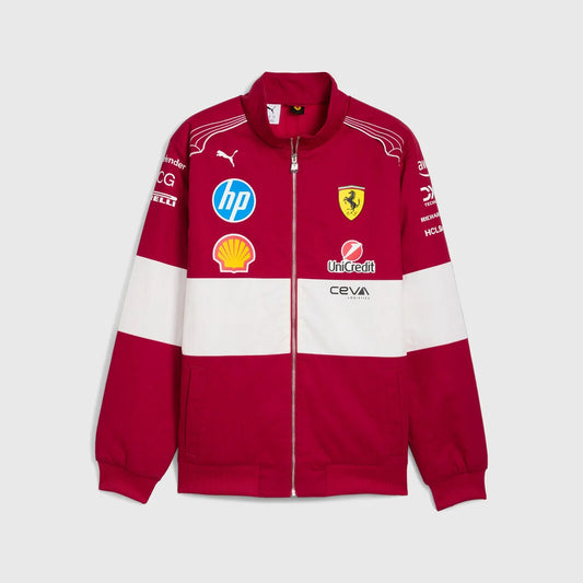 Scuderia Ferrari 2025 Team Vintage Jacket