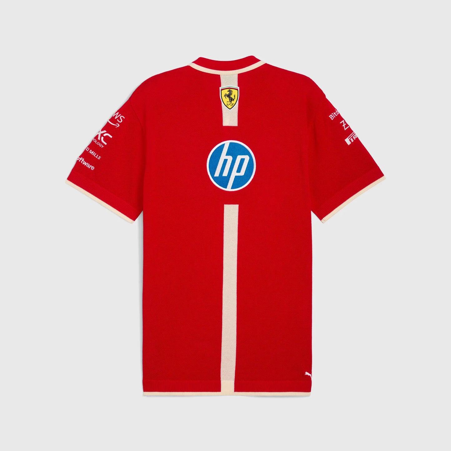 Scuderia Ferrari 2025 Chinese GP Team Knitted Polo