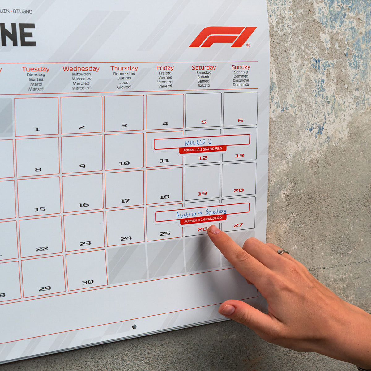 Official F1 2027 Calendar
