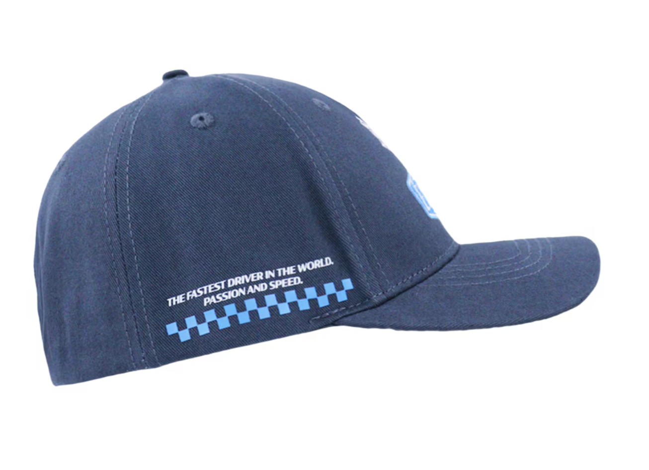 Ayrton Senna x Netflix Cap - Gray Blue