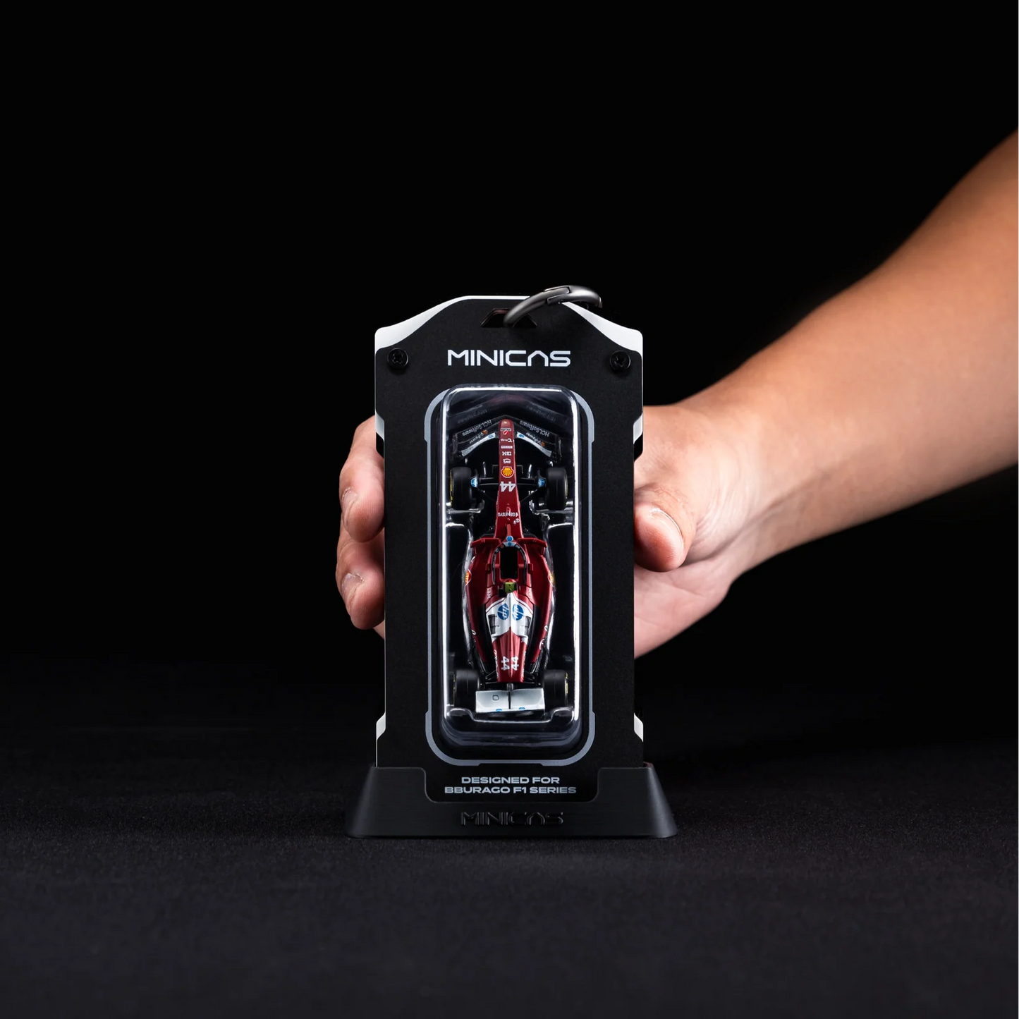 FORM-TAG 64 | Formula 1 Model Car Keychain Display Case - Scuderia Ferrari