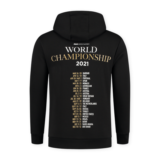 Red Bull Racing 2021 Max Verstappen World Champion 2021 Hoodie