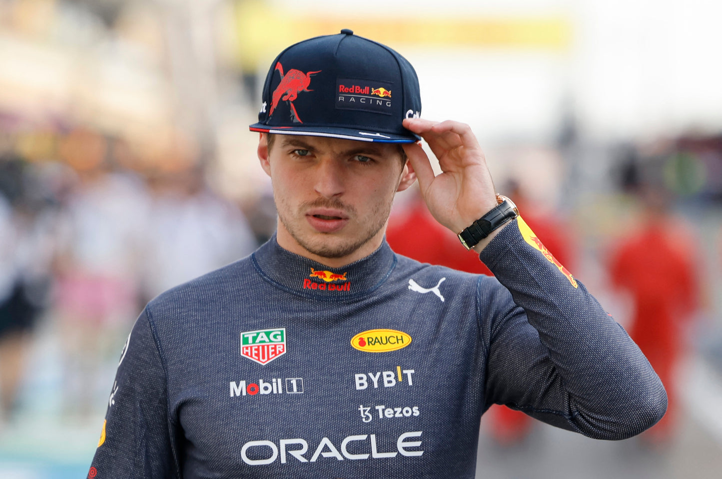 Red Bull Racing 2022 Team Flat Brim Cap - Max Verstappen