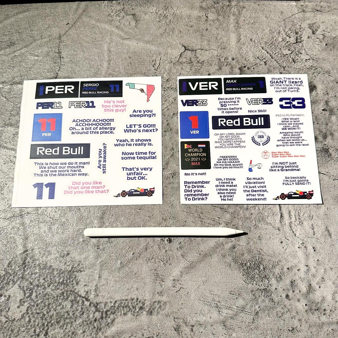 Stickers Drivers' Mix