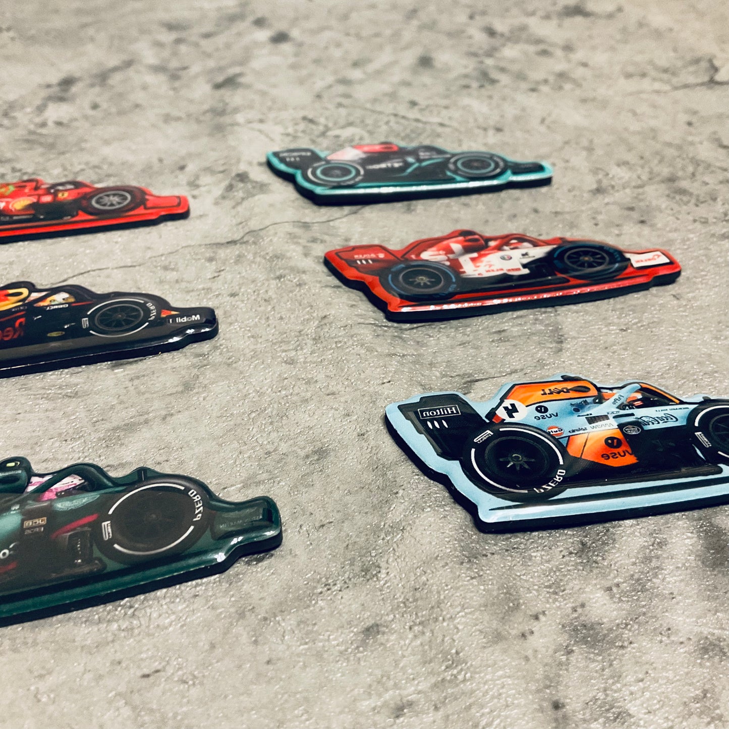 Die-cut Magnet - F1 Cars 2021