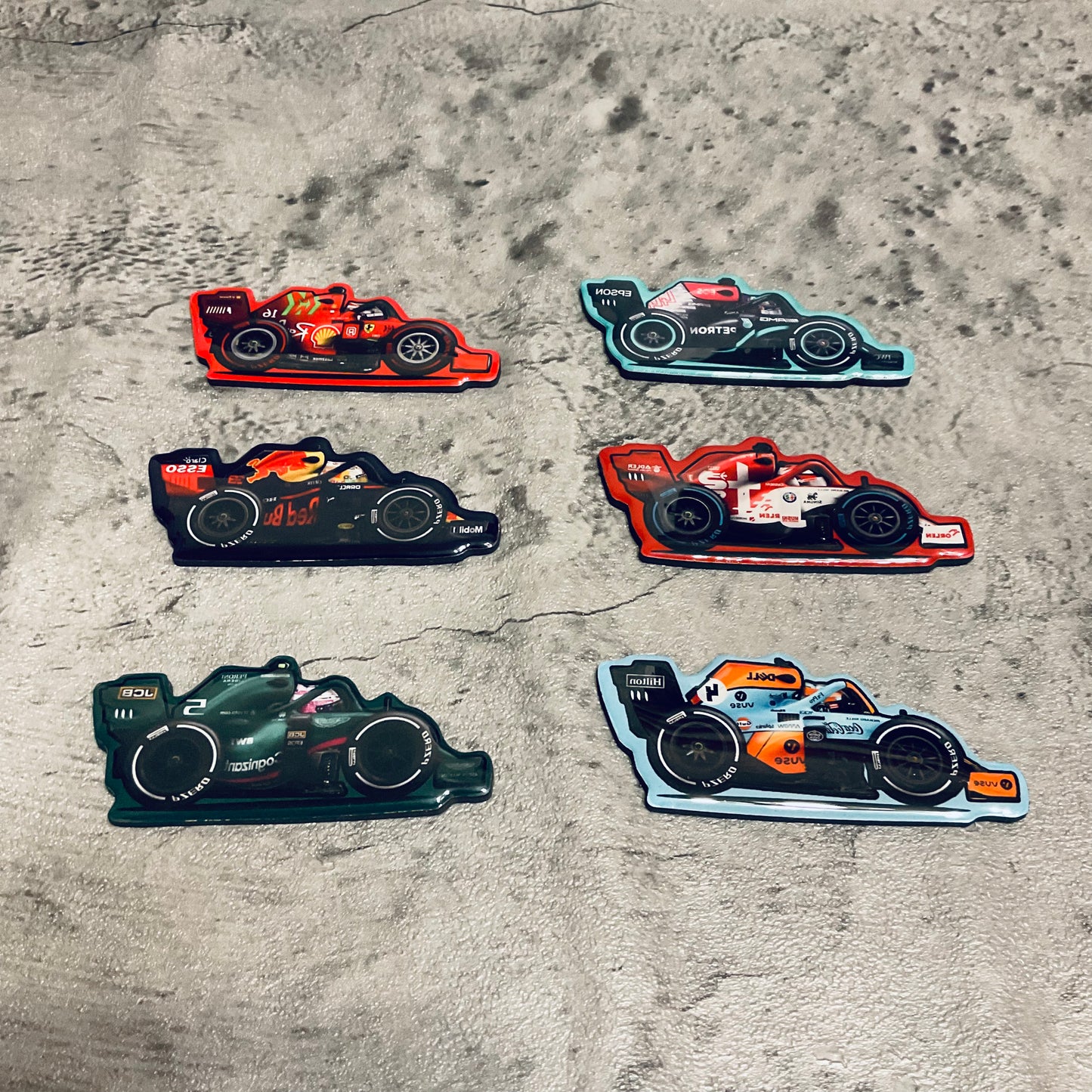 Die-cut Magnet - F1 Cars 2021