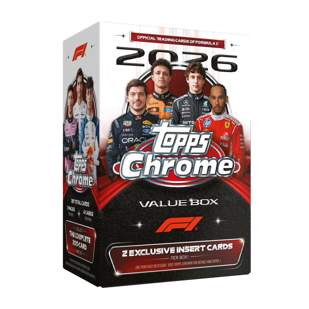 Topps Chrome F1 2026 - Value Box