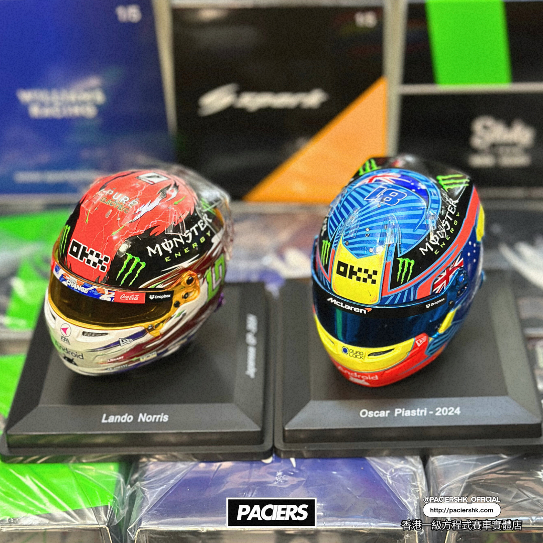 [Pre-Order] Spark 1:5 McLaren F1 2024 Oscar Piastri Season Helmet Model