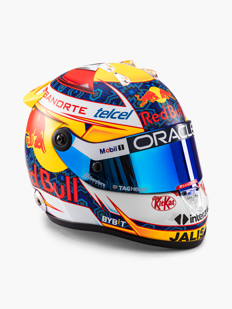[Pre-Order] Red Bull Racing 2024 Sergio Perez Season Helmet 1:2 | 1:4