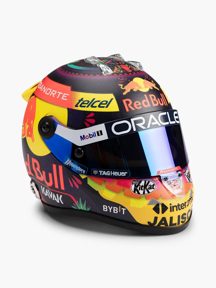 [Pre-Order] Schuberth 1:2 Red Bull Racing 2023 Sergio Perez Mexico GP Helmet