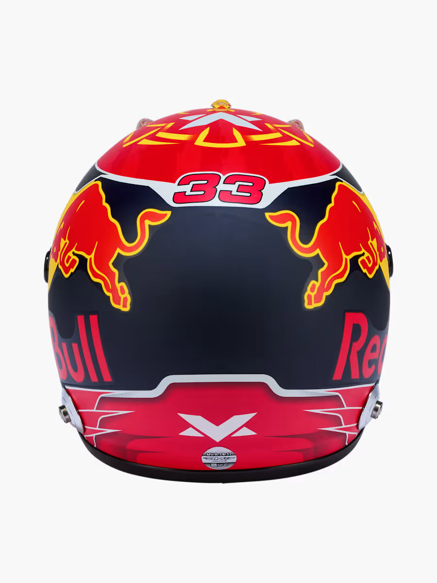 [Pre-Order] Red Bull Racing 2017 Max Verstappen Season Helmet 1:4 & 1:2