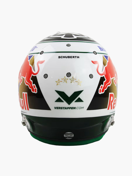 [Pre-Order] Red Bull Racing 2025 Max Verstappen Brazil GP Helmet 1:4 | 1:2