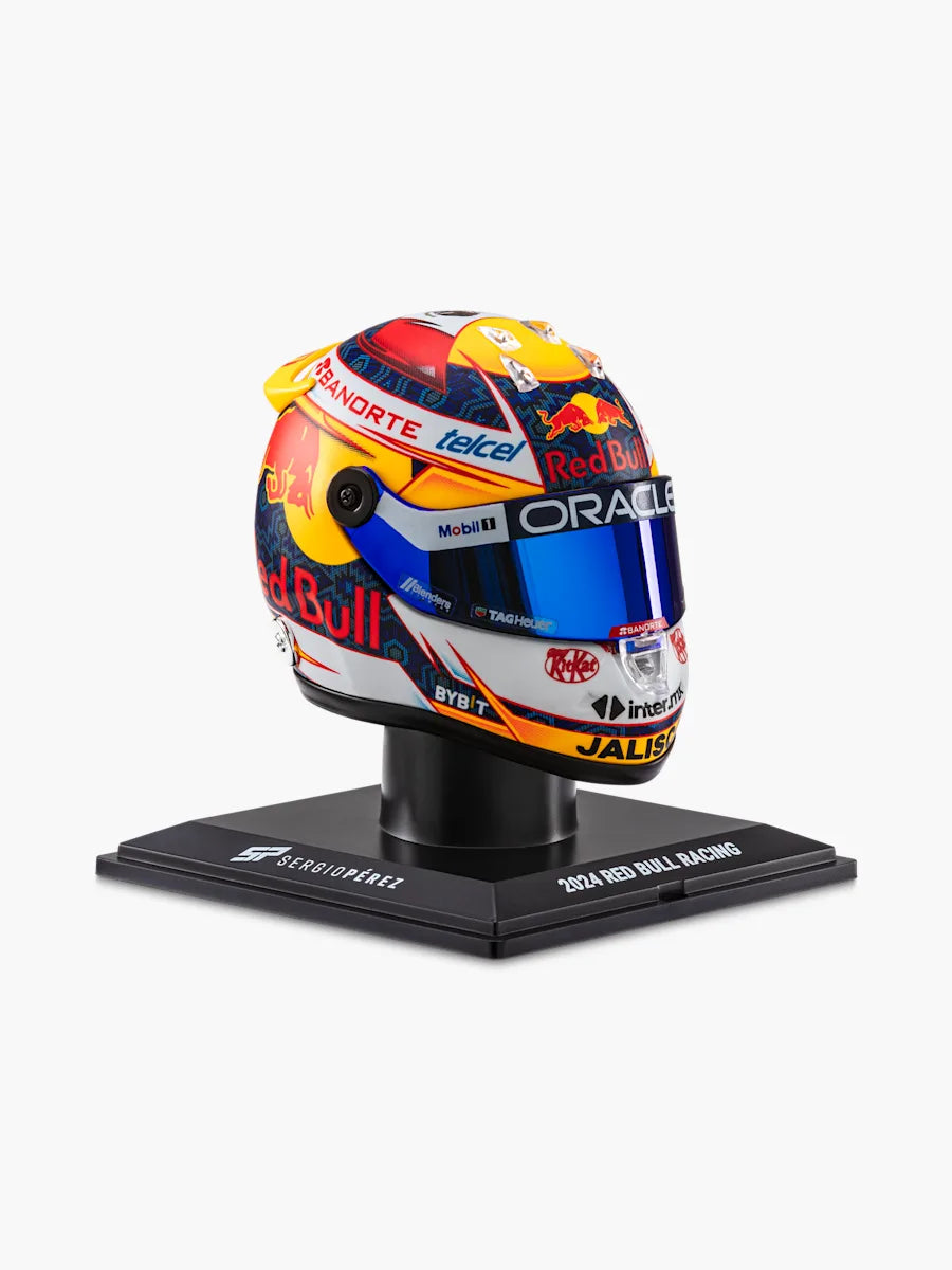 [Pre-Order] Red Bull Racing 2024 Sergio Perez Season Helmet 1:2 | 1:4