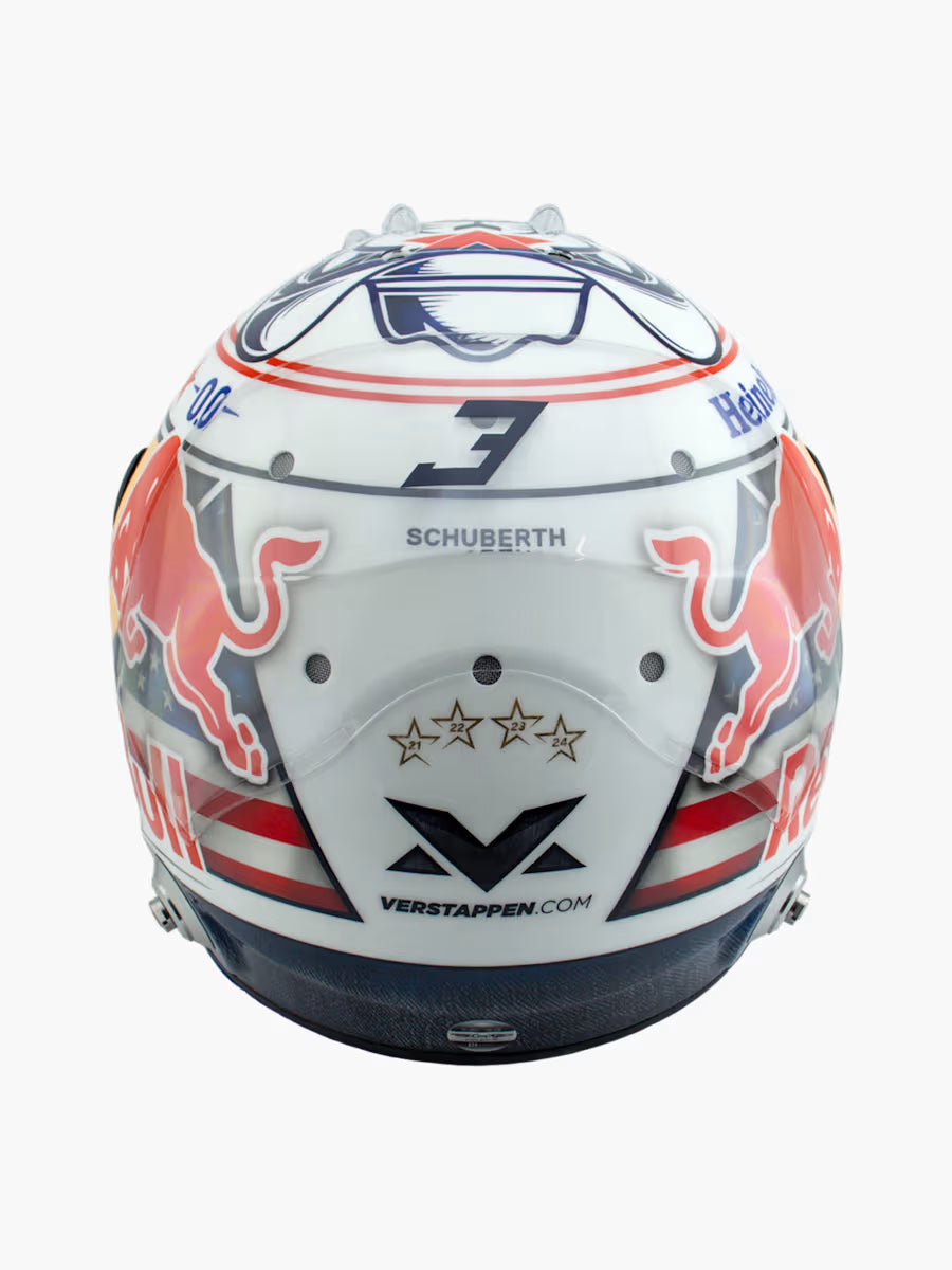 [Pre-Order] Red Bull Racing 2026 Max Verstappen Austin GP Helmet 1:4 & 1:2