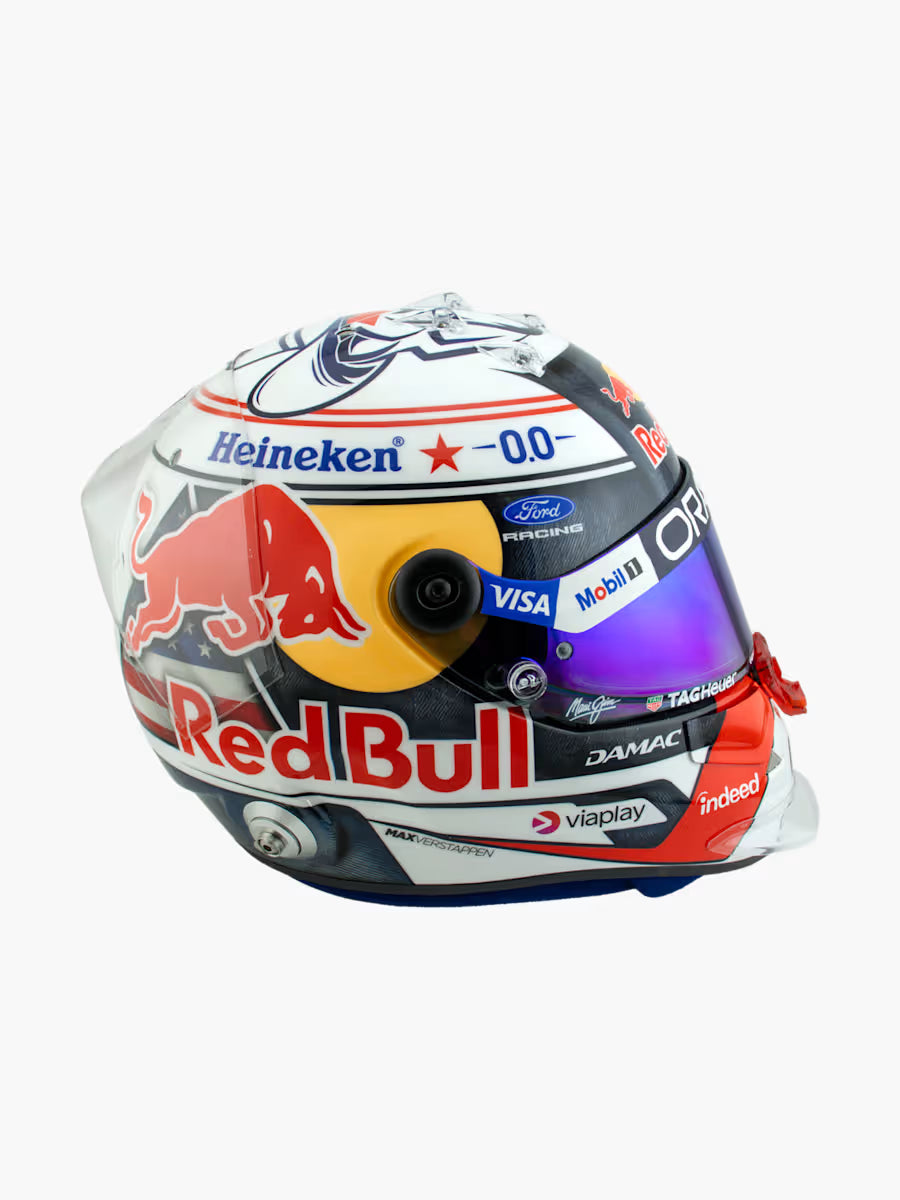 [Pre-Order] Red Bull Racing 2026 Max Verstappen Austin GP Helmet 1:4 & 1:2