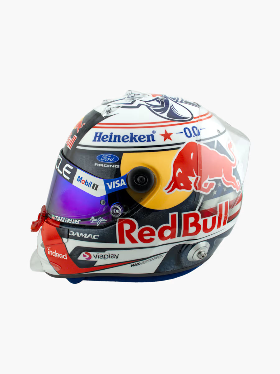 [Pre-Order] Red Bull Racing 2026 Max Verstappen Austin GP Helmet 1:4 & 1:2