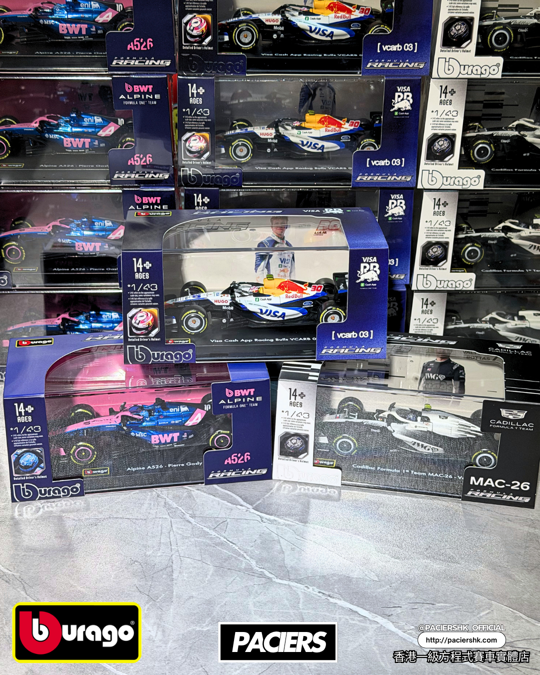 Bburago 1:43 Alpine F1 2026 A526