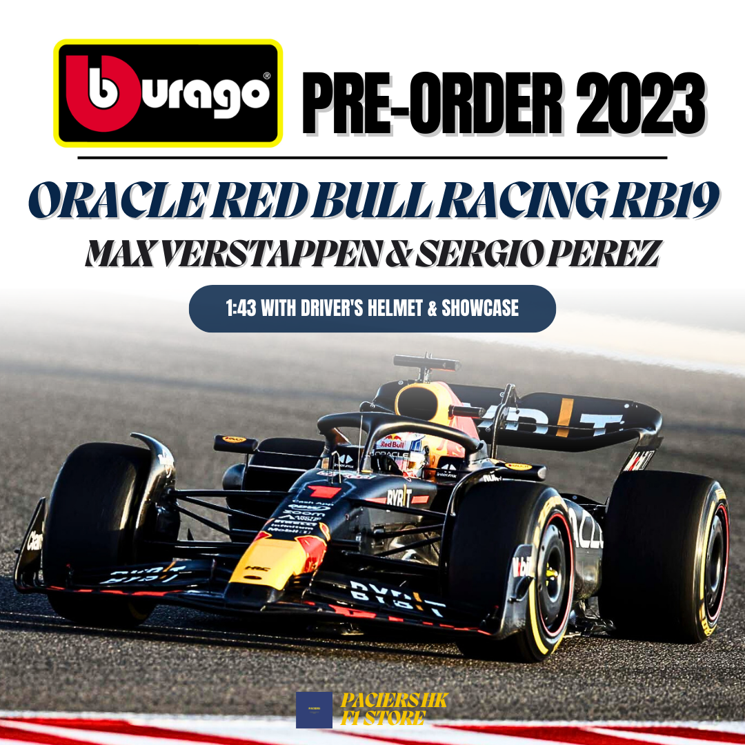 2023 1/43rd Scale Bburago F1 Ferrari, Mercedes, and Red Bull