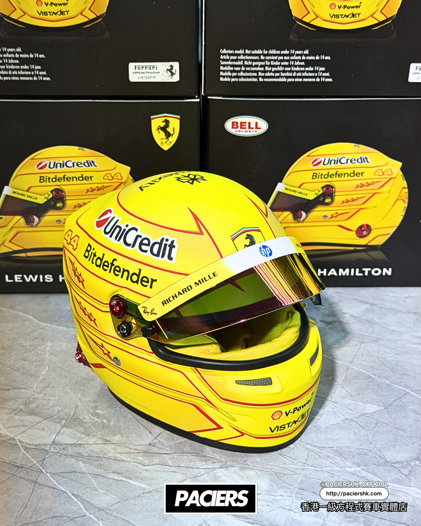 Bell 1:2 Scuderia Ferrari 2026 Lewis Hamilton Helmet