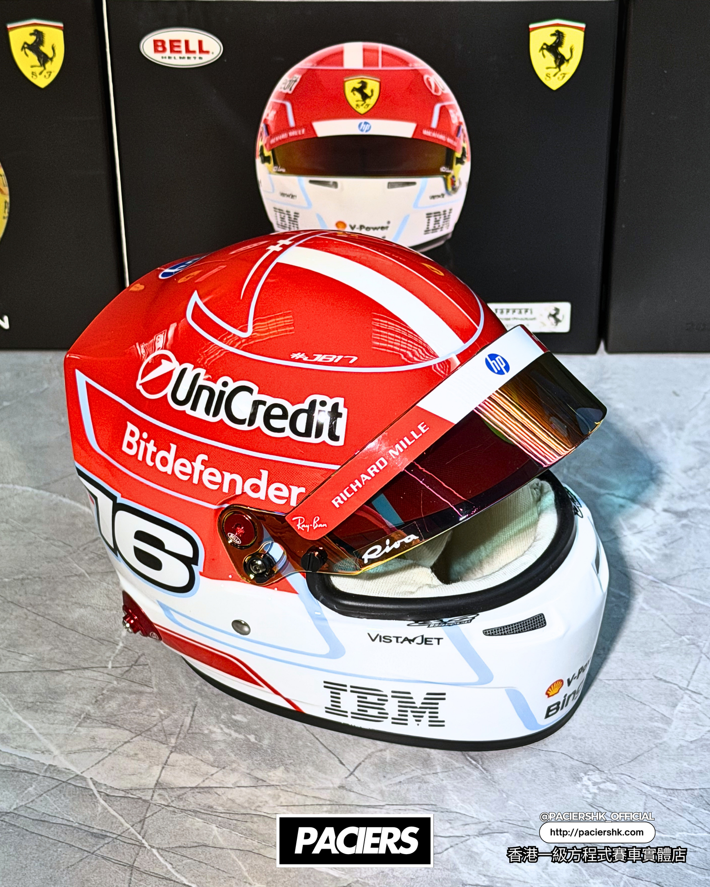 Bell 1:2 Scuderia Ferrari 2026 Charles Leclerc Helmet