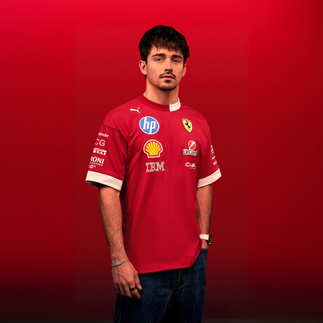 Scuderia Ferrari 2025 Team Oversized T-Shirt (2 Colours)