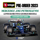 Bburago Mercedes-AMG Petronas W14 Performance (2023) with Driver's Helmet & Showcase 1:43