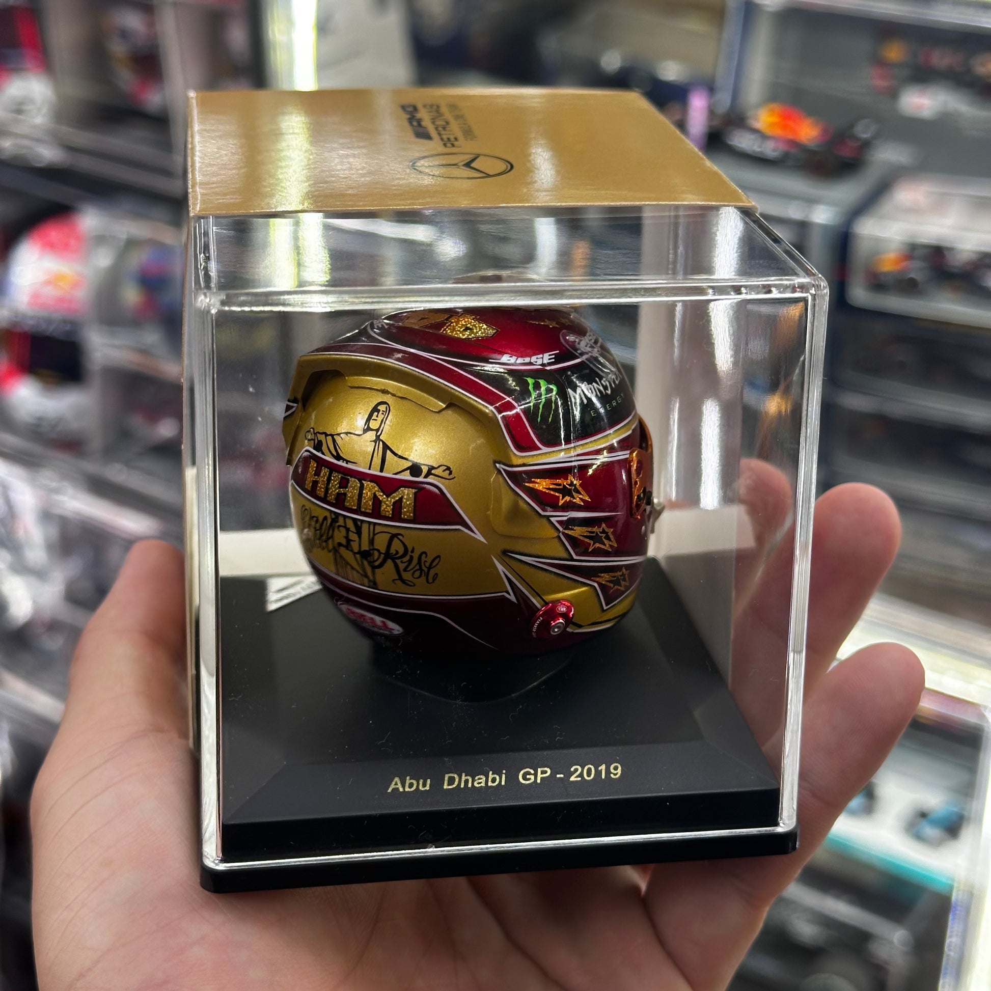 bike helmet shops in abu dhabi Charles Leclerc Ferrari 1:2 Scale F1 | HOF Collection Helmet is approx 6cm in height 2022 Valtteri Bottas Signed Abu
