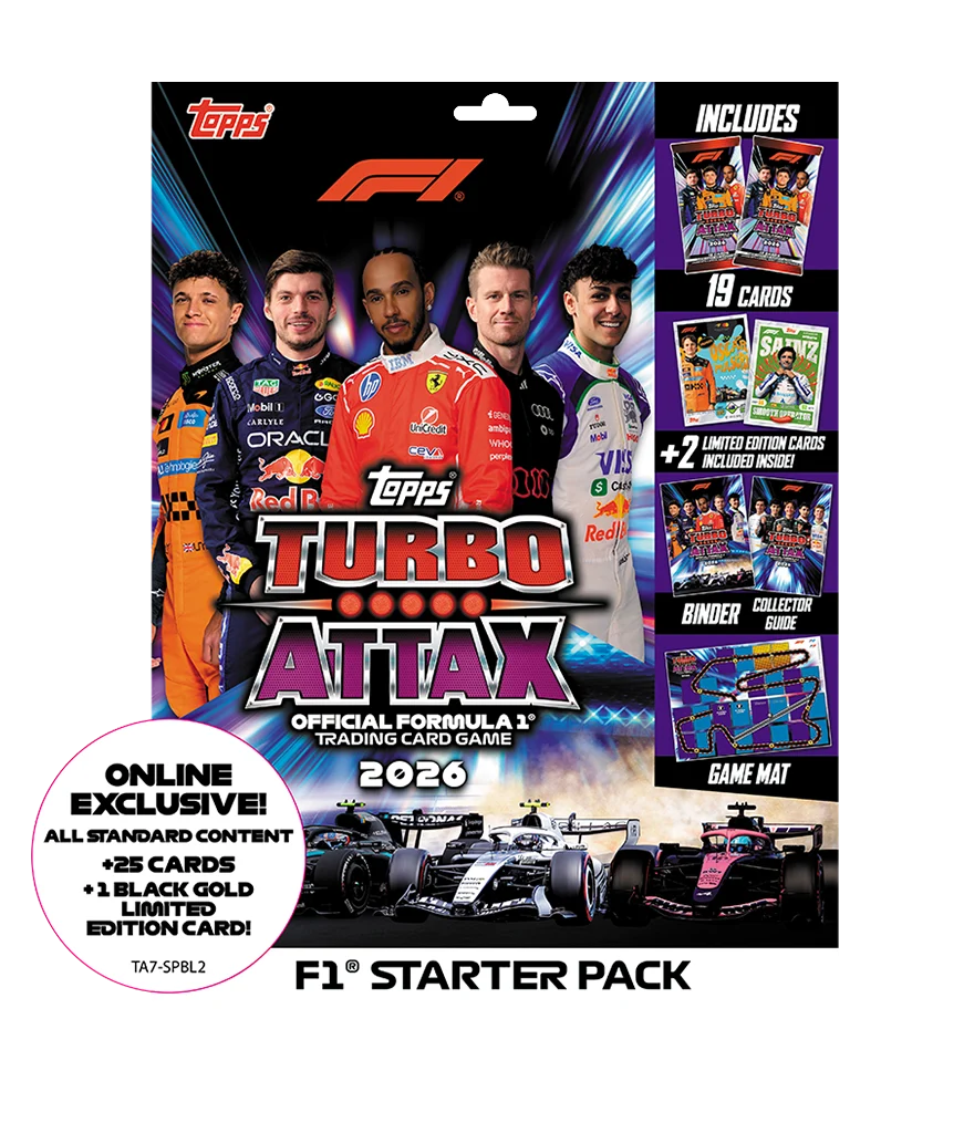 [Pre-Order] Topps F1 2026 Turbo Attax - Starter Pack