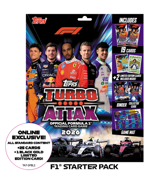 [Pre-Order] Topps F1 2026 Turbo Attax - Starter Pack