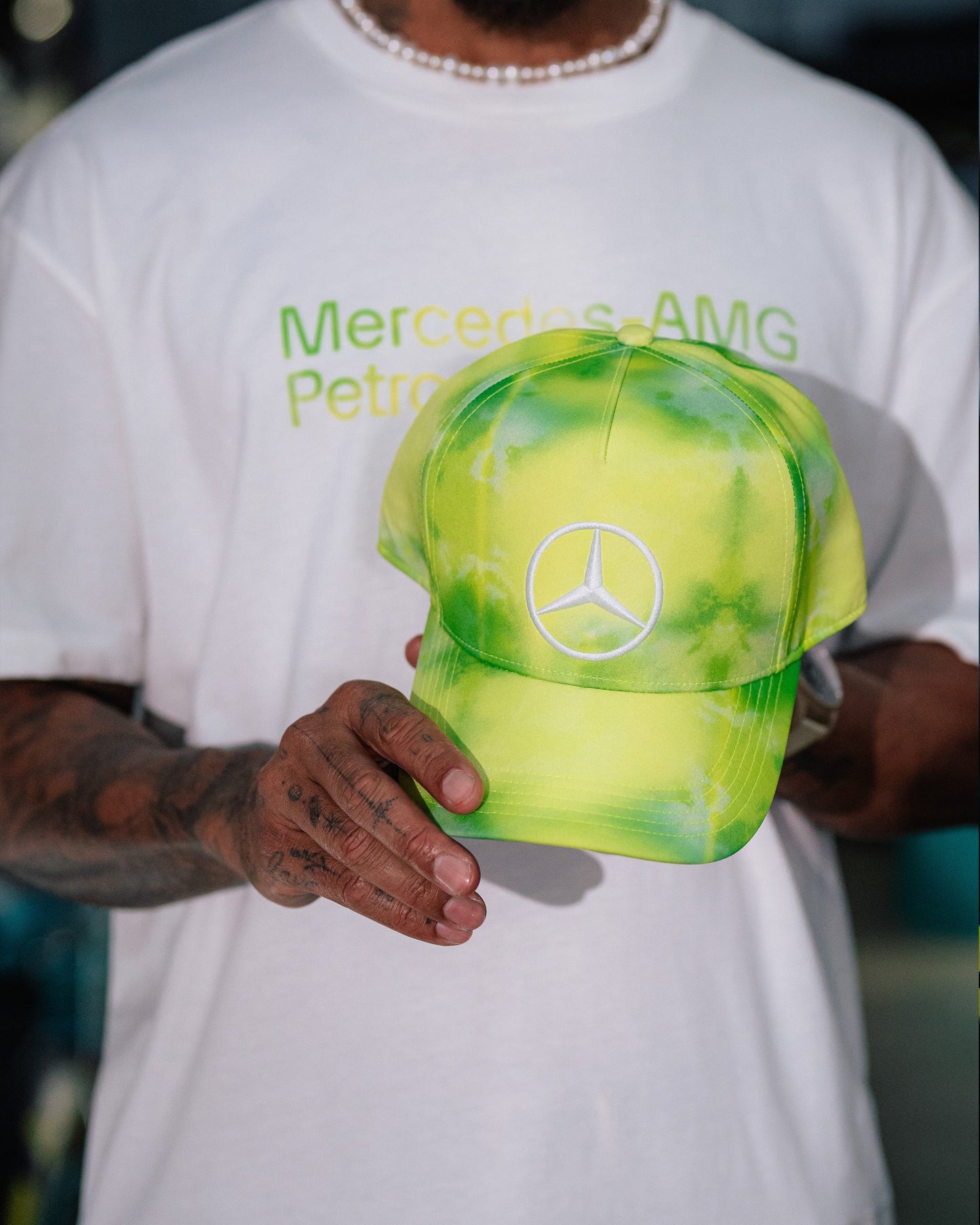 [Pre-Order] Mercedes-AMG F1 2024 Lewis Hamilton Brazilian GP Cap