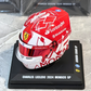 [In-Stock] Looksmart 1:5 Scuderia Ferrari 2024 Charles Leclerc Monaco GP Helmet