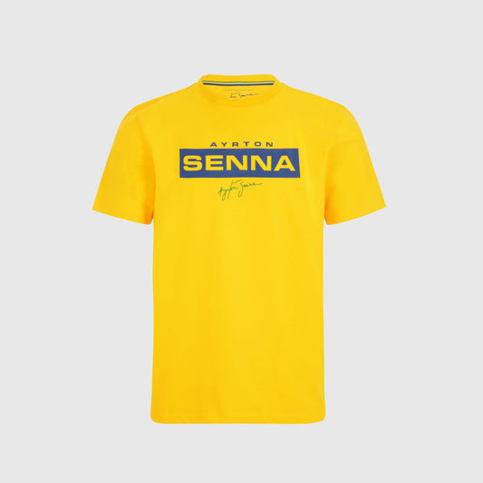 [Pre-Order] Ayrton Senna Logo T-shirt (3 Colours)