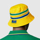 [Pre-Order] Ayrton Senna Reversible Stripe Bucket Hat