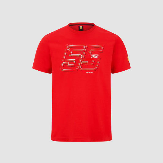 [Pre-Order] Scuderia Ferrari Carlos Sainz Graphic T-Shirt (2 Colors)